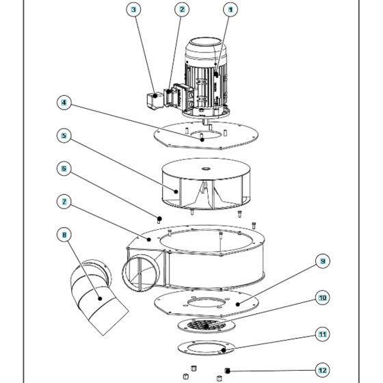 Fan Assembly for EBE 500
