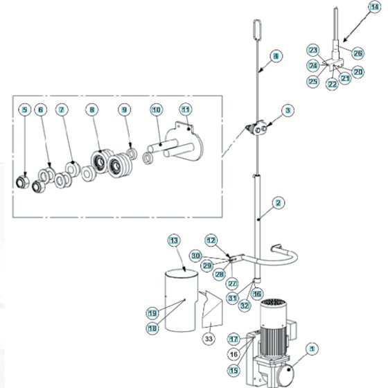 Lifting Assembly for Husqvarna