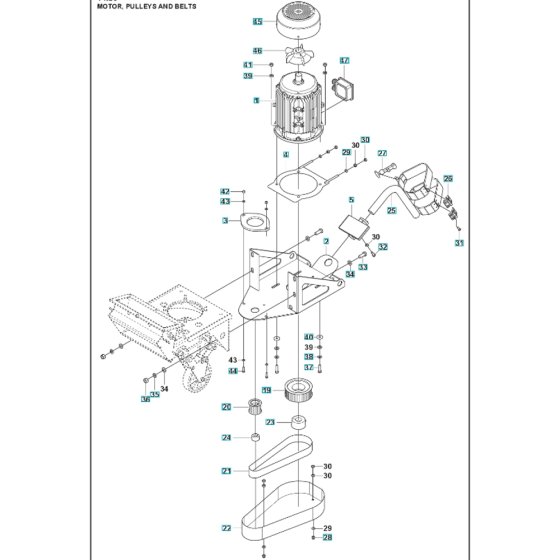 Motor Assembly for Husqvarna
