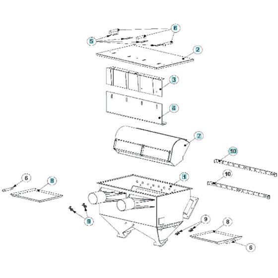 Separator Assembly for BLASTRAC