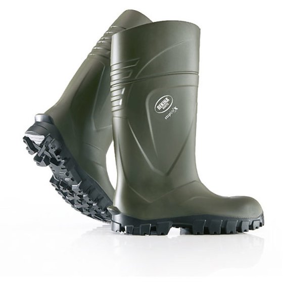 Bekina Boots Steplite X Full Safety Steel Toe Cap & Midsole Green Size 06