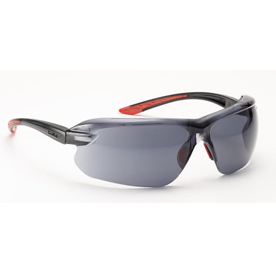 BOLLE IRI-S Safety Spectacle Ultra-Enveloping Frame Anti Scratch Lens Smoke