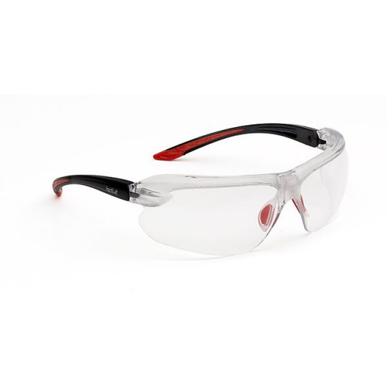 BOLLE IRI-S Safety Spectacle Ultra-Enveloping Frame Anti Scratch Lens Clear