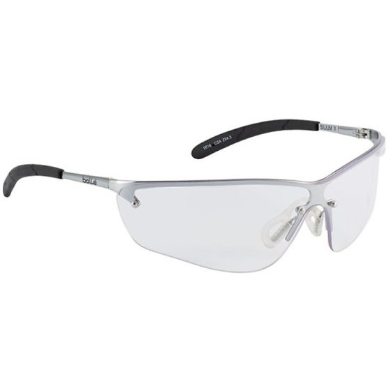 BOLLE Silium Safety Spectacles Metal Frame Integrated side protection Clear