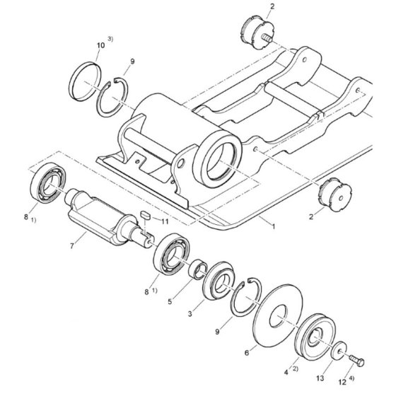 Base Plate Assembly for Bomag