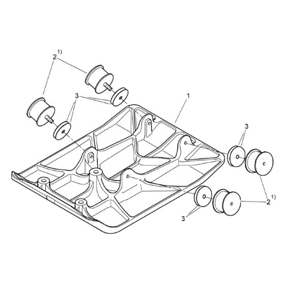 Base Plate Assembly for Bomag