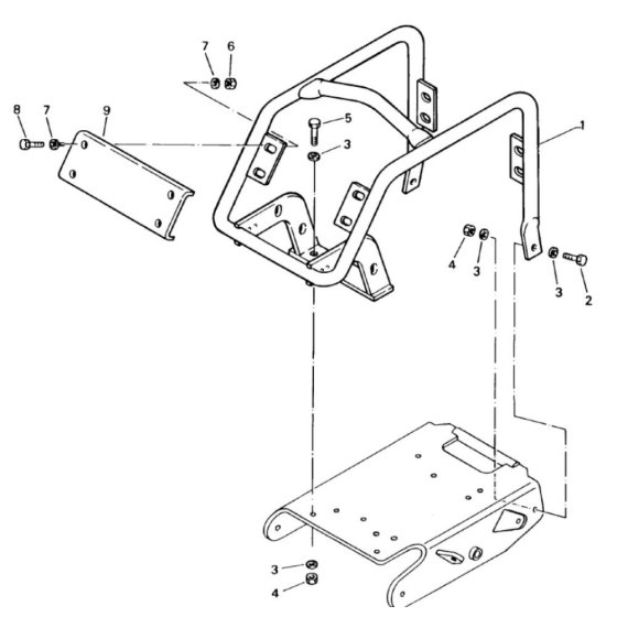 Protection Bow for Bomag BP 18/53