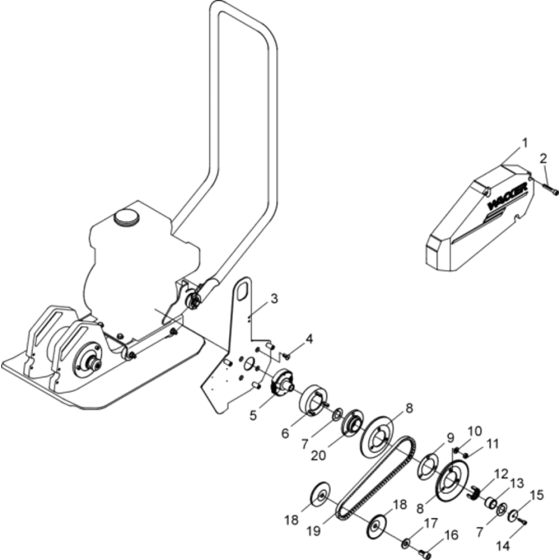 Vibratory Plate Assembly