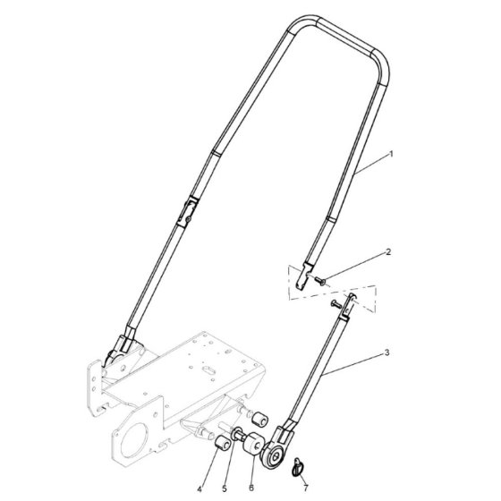 Steering Handle for Bomag BPS1845