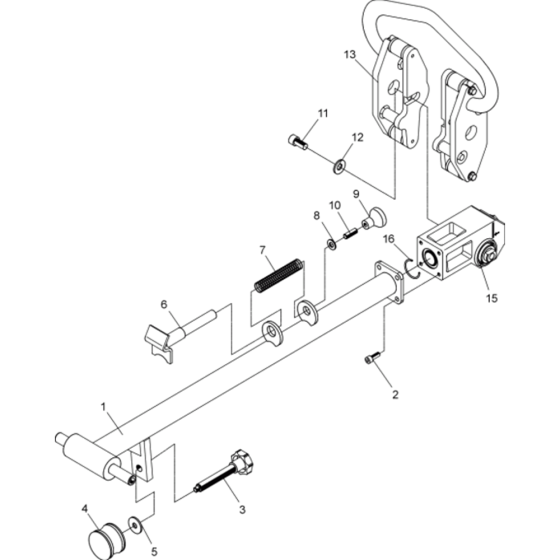 Centre Pole Assembly for Wacker