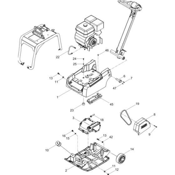 Vibratory Plate Assembly