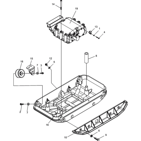 Baseplate Assembly for Wacker