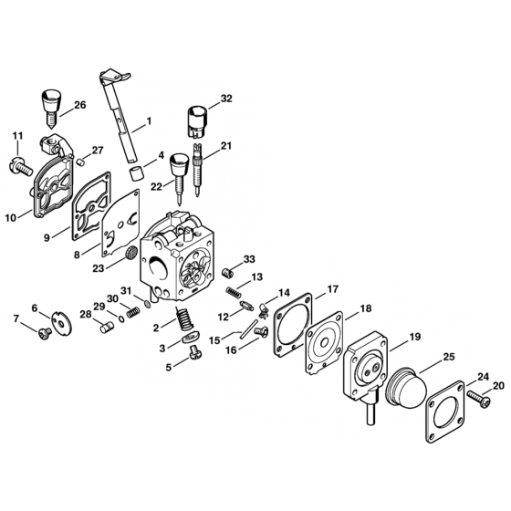 Carburetor C1Q-S73 for Stihl BR45C