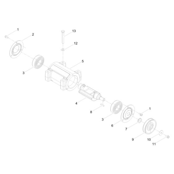 Exciter Assembly for Wacker BRS90