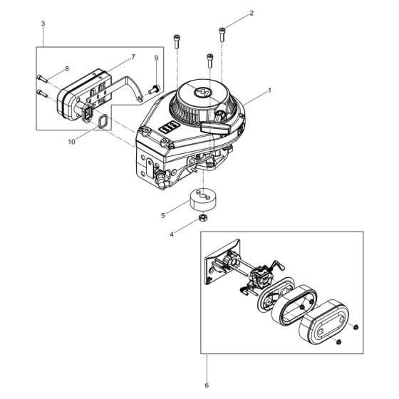 Engine Assembly for Wacker BS30