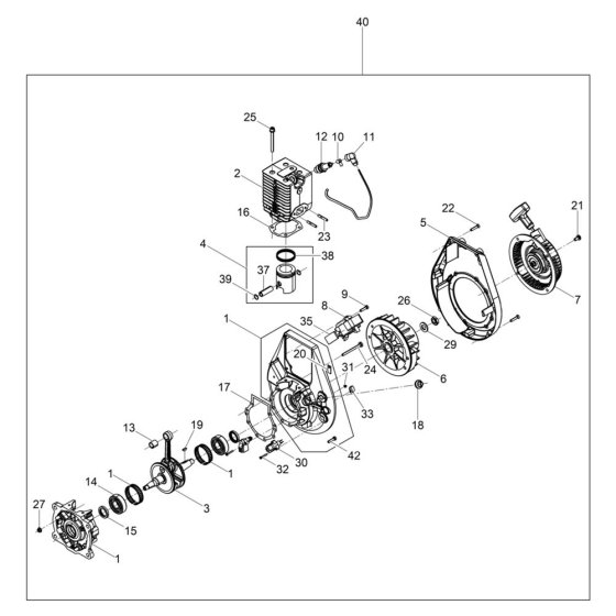 Engine Assembly for Wacker BS60-2plus