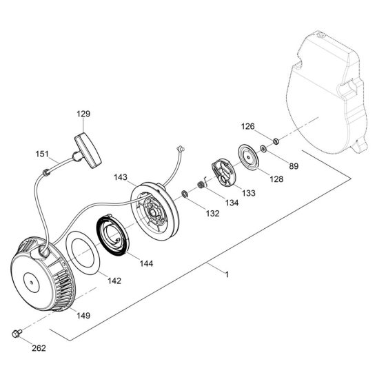 Starter Assembly for Wacker BS60-4s