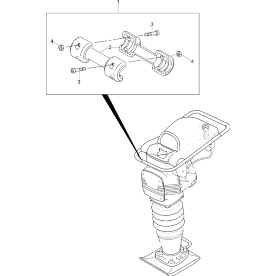 Roller Kit for Wacker BS600