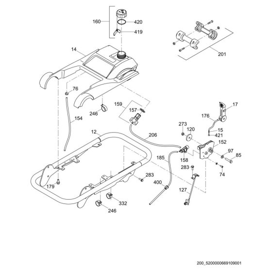 Guide Frame for Wacker BS65-V