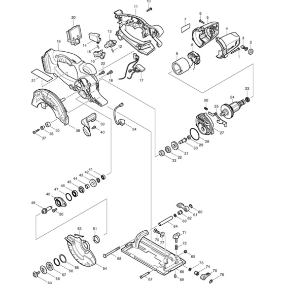 Makita BSS500 Assembly