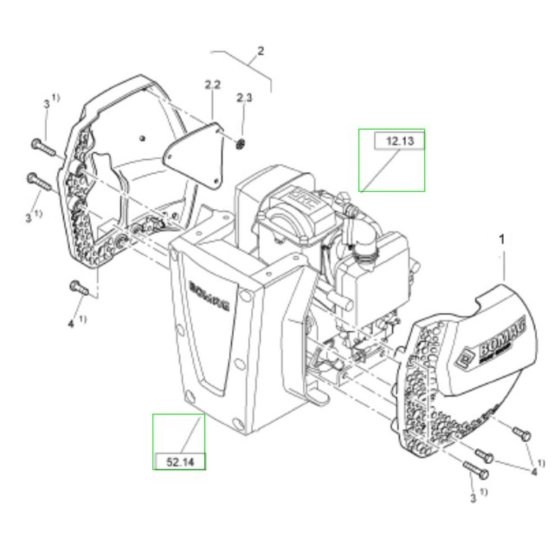 Engine Protector for Bomag BT50