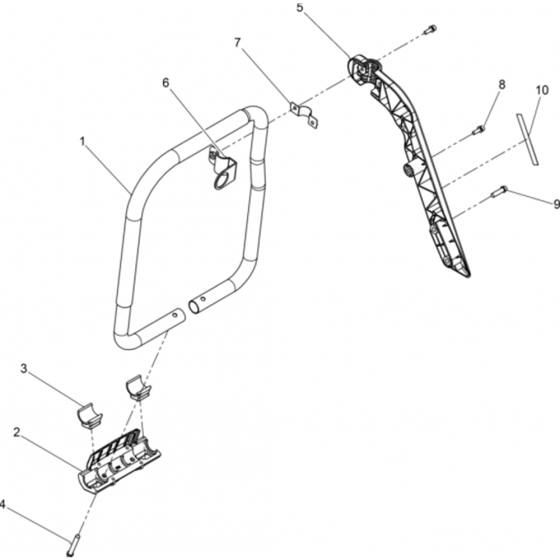 Front Handle for Wacker BTS635