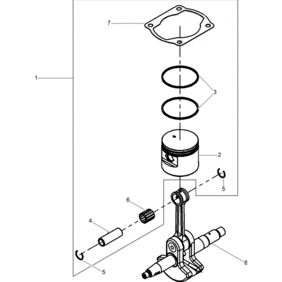Piston-Crankshaft Assembly