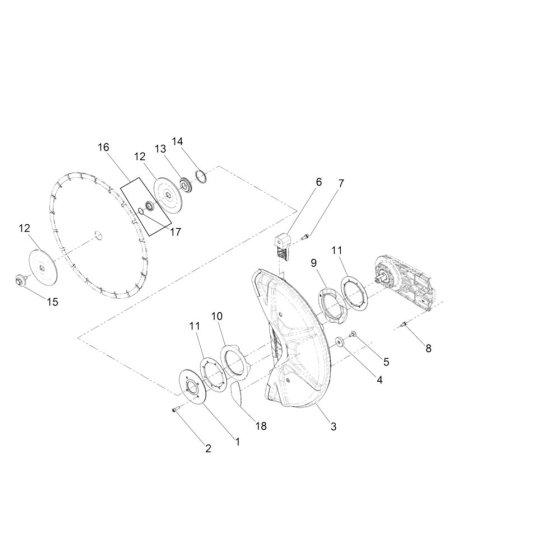 Guard Assembly for Wacker BTS 630