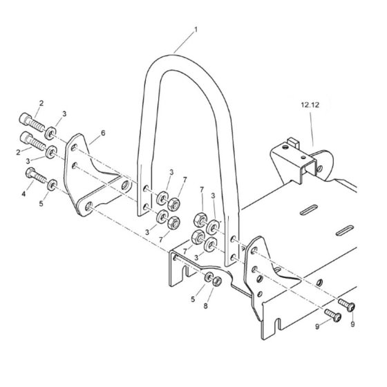Protection Bow for Bomag BVP12/50