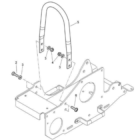 Protection Bow for Bomag BVP18/45