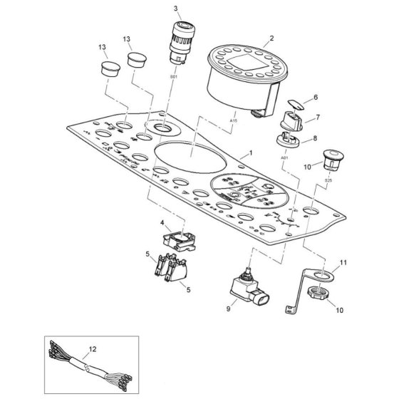 Instruments Assembly for Bomag Roller
