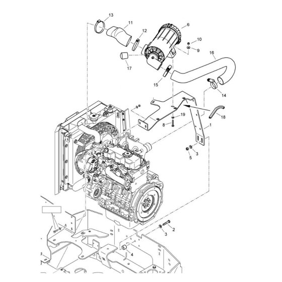 Air Filter for Bomag BW 120 AD-5