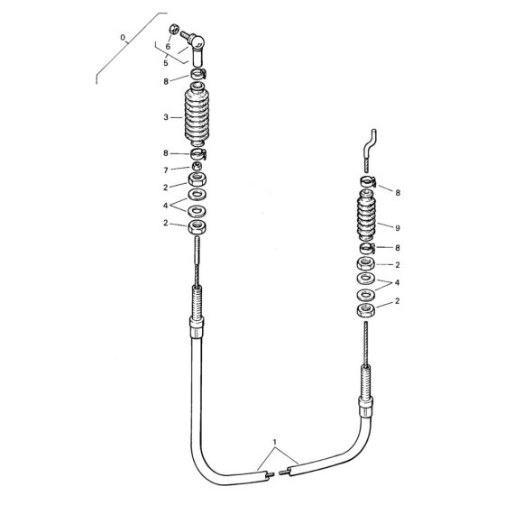 Throttle Cable for Bomag BW 71 E