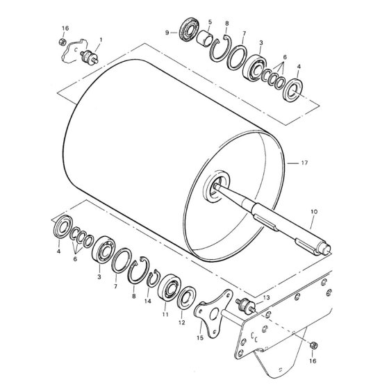 Vibratory Roller Drum Assembly