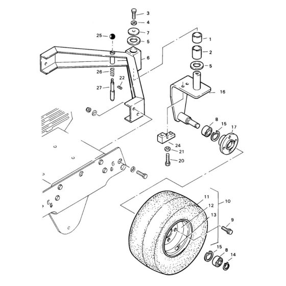 Supporting Wheel Assembly