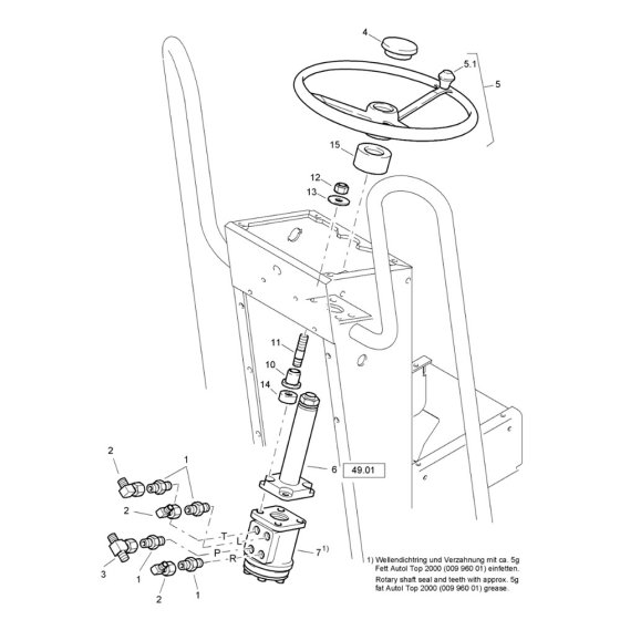 Steering Assembly for Bomag Roller