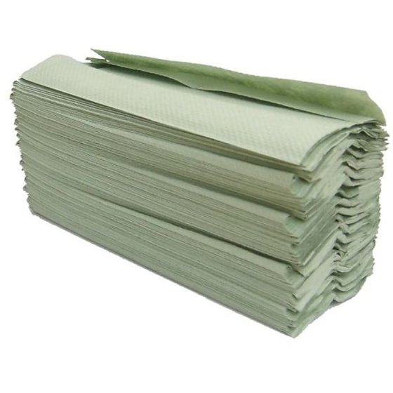 C-Fold Paper Hand Towels in Green - Box of 2400