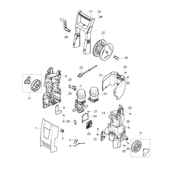 Nilfisk C-PG 135.1-8 Assembly