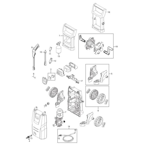 Nilfisk C 120.7-6 PCA Assembly