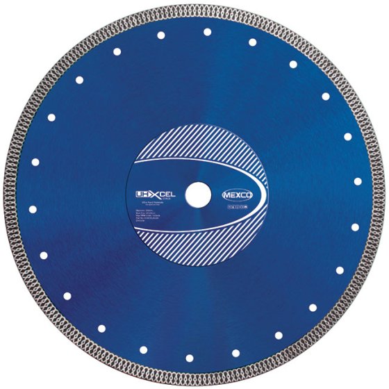 Mexco 300mm Diamond Blade Ultra Hard Materials XCEL Grade