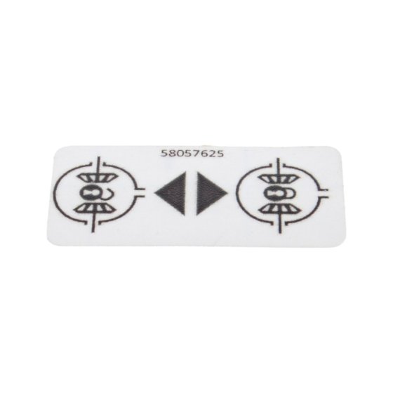 Sticker for Camon C8, C10 Rotovator - OEM No. 58057625