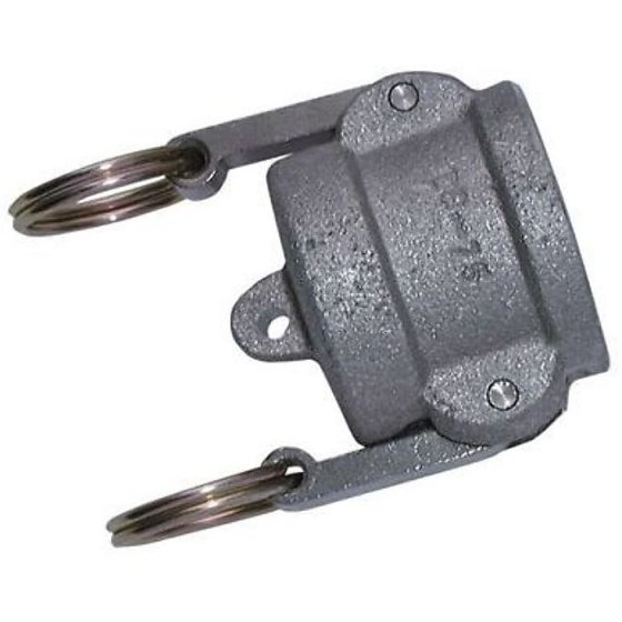 Female Cap with Lock Levers 1" Cam & Groove Quick Coupling Type D Dust Plug