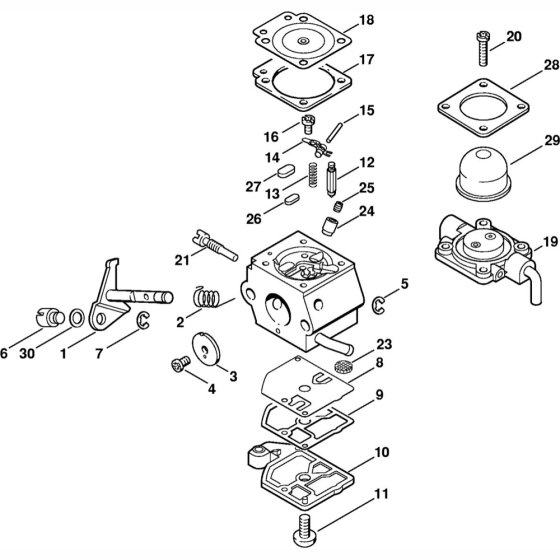 Carburetor for Stihl FR85