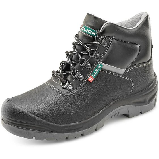 Site Boot S3 Dual Density PU Steel Toe Cap with Scuff Cap Black Size 03