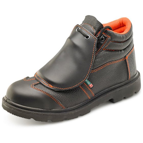 Click Metatarsal Boot S3 4 'D' Ring 200 Joule Steel Toe Cap Black Size 06