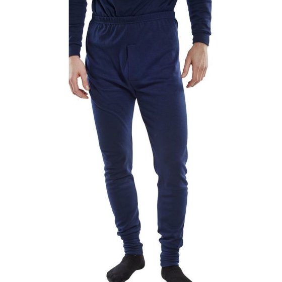 Long John Protex/Protal Flame Retardant Undergarment Navy Blue Size SML