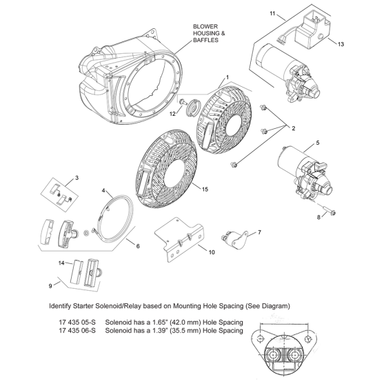 Kohler CH270 Starting Parts