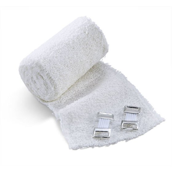 Crepe Bandage Synthetic Woven Elastic Size 7.5cm x 4.5 metre Pack of 10