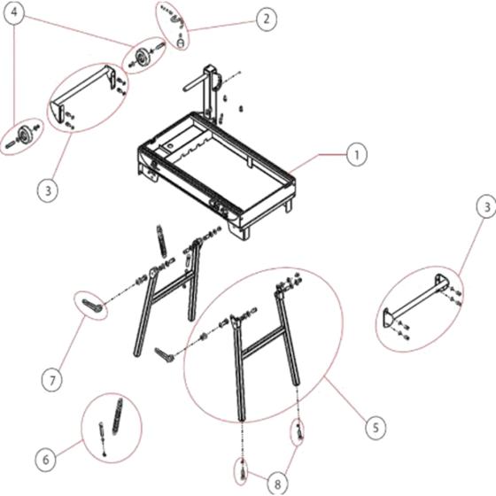 Main Frame Assembly for CM42