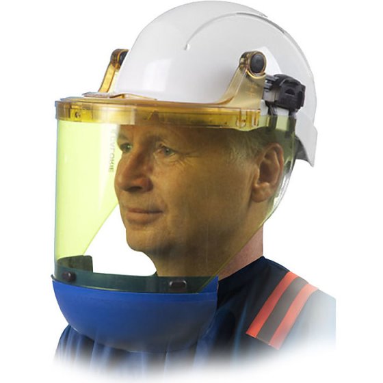 Arcpro System Kit - Reduced Peak Helmet EN397 & Face Protection Light Green